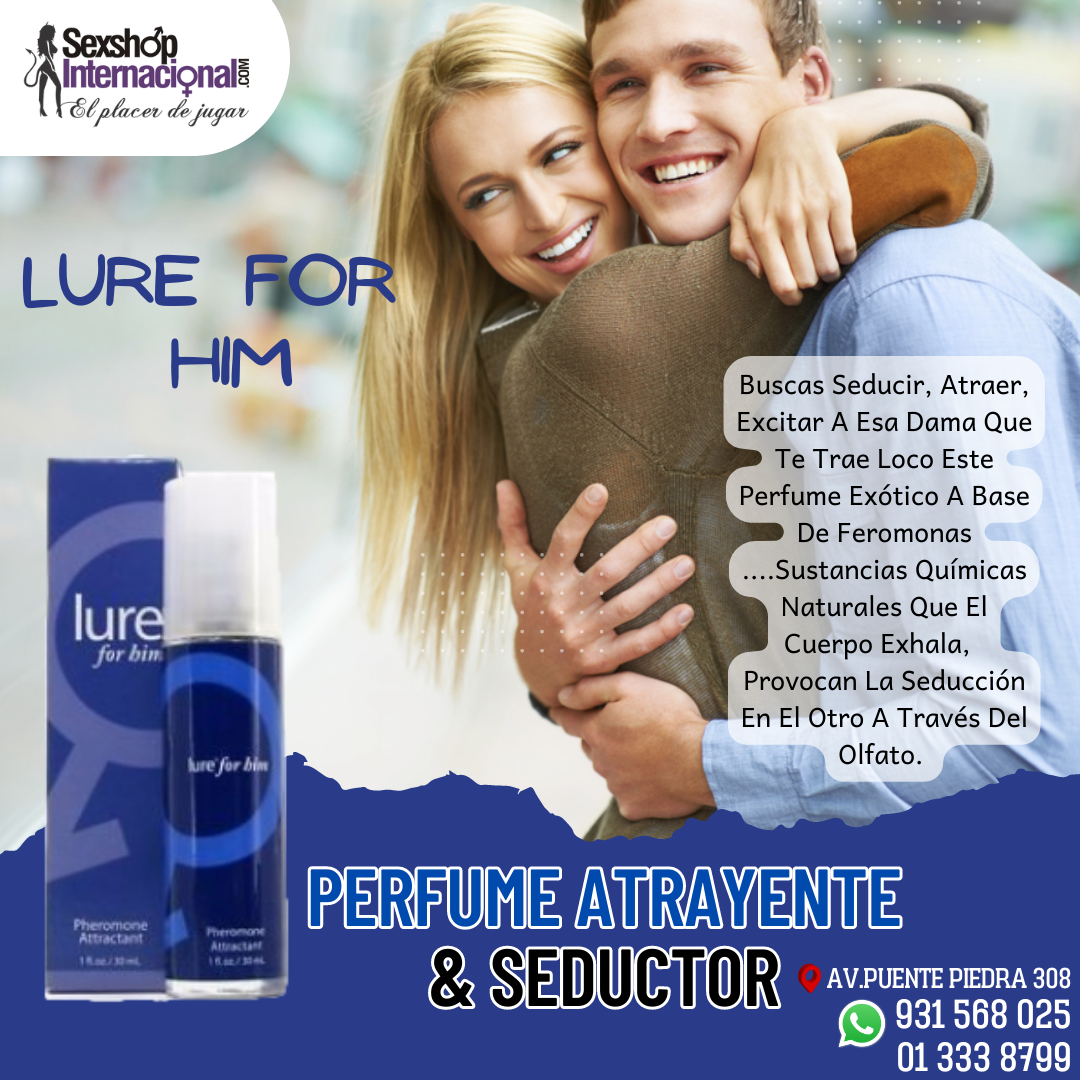 LURE FOR HIM PERFUME ESENCIA DE FEROMONAS-SEDUCE-ATRAE-ENAMORA-SEXSHOP 931568025